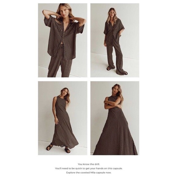 Dissh Mila Bias Cut Maxi Dress Size 2 Black Gold Geometric Sleeveless - Picture 9 of 10